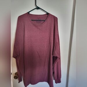 Burgundy Long Sleeve T-Shirt